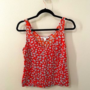 Diane Von Furstenberg Printed Tank Top